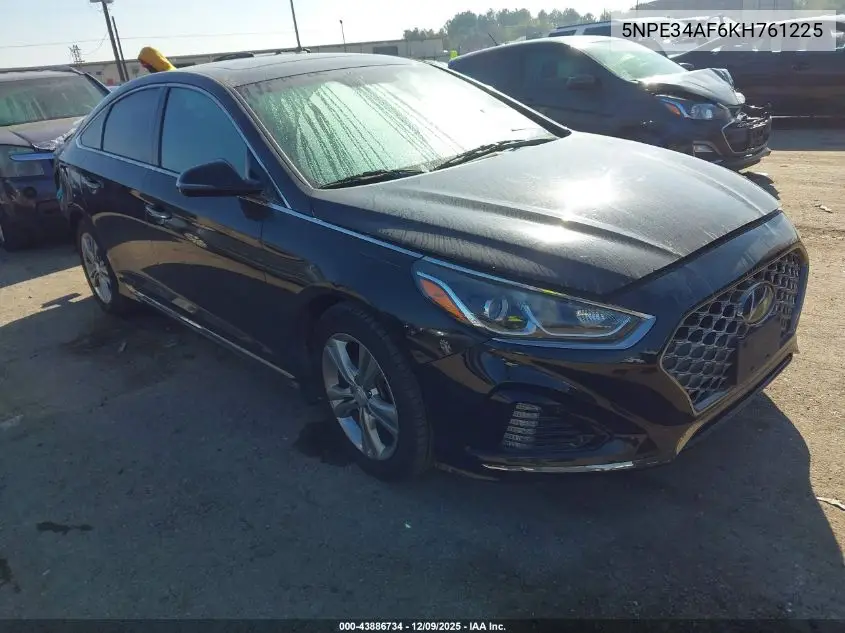 5NPE34AF6KH761225 2019 Hyundai Sonata Sport