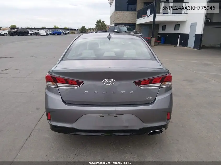 2019 Hyundai Sonata Eco VIN: 5NPE24AA3KH775946 Lot: 45631757