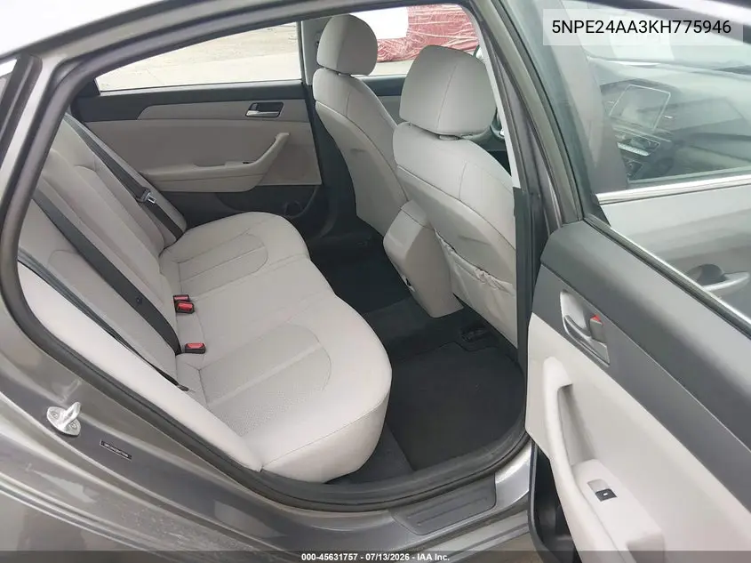 2019 Hyundai Sonata Eco VIN: 5NPE24AA3KH775946 Lot: 45631757