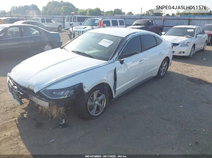 5NPEG4JA5LH061576 2020 Hyundai Sonata Se