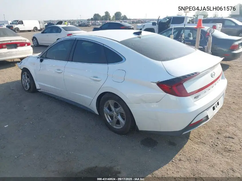 5NPEG4JA5LH061576 2020 Hyundai Sonata Se