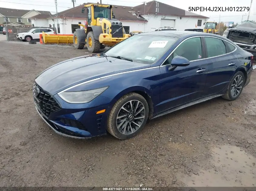 5NPEH4J2XLH012279 2020 Hyundai Sonata Limited