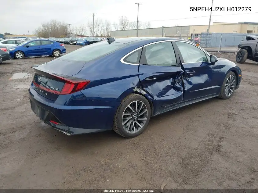 5NPEH4J2XLH012279 2020 Hyundai Sonata Limited