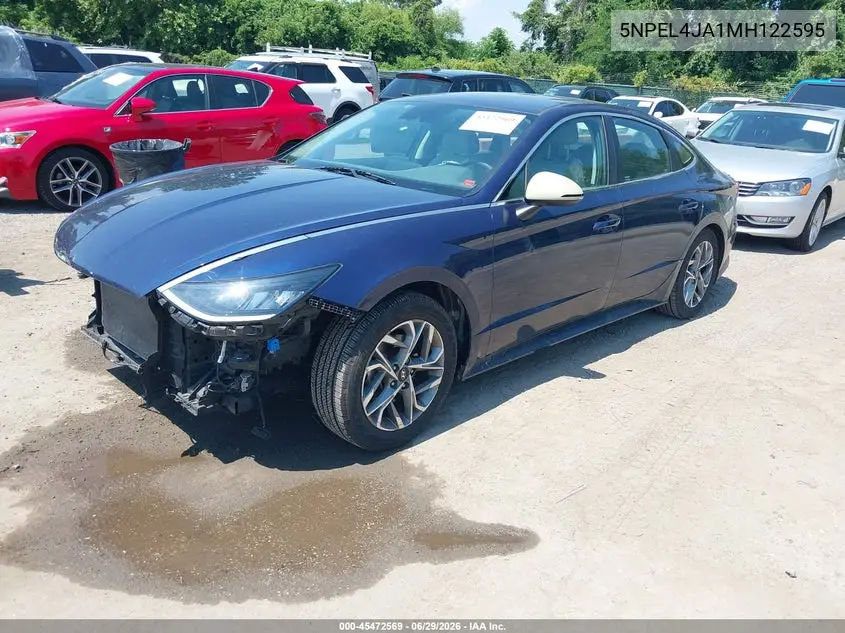 2021 Hyundai Sonata Sel VIN: 5NPEL4JA1MH122595 Lot: 45472569