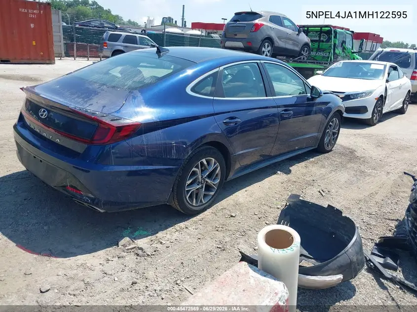 2021 Hyundai Sonata Sel VIN: 5NPEL4JA1MH122595 Lot: 45472569
