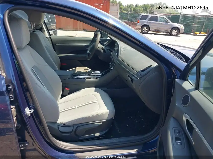 2021 Hyundai Sonata Sel VIN: 5NPEL4JA1MH122595 Lot: 45472569