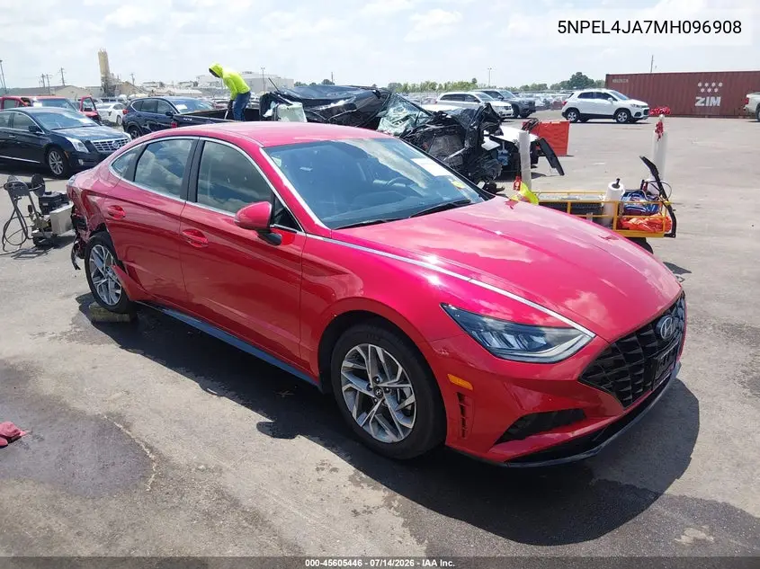 2021 Hyundai Sonata Sel VIN: 5NPEL4JA7MH096908 Lot: 45605446