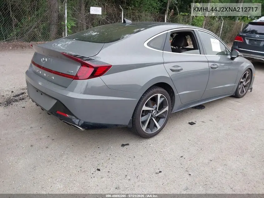 2022 Hyundai Sonata Sel Plus VIN: KMHL44J2XNA212717 Lot: 45692265