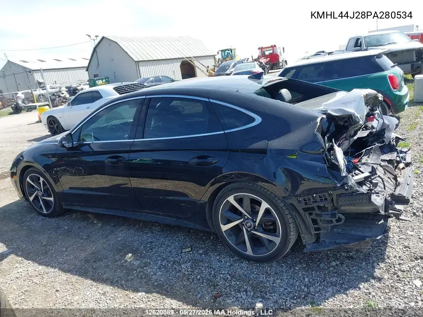 2023 Hyundai Sonata Sel Plus VIN: KMHL44J28PA280534 Lot: 12620889