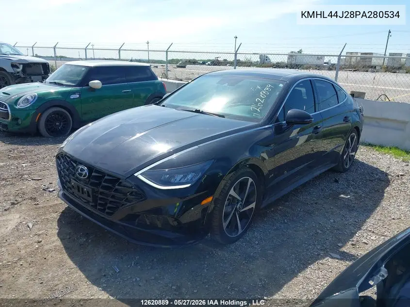 2023 Hyundai Sonata Sel Plus VIN: KMHL44J28PA280534 Lot: 12620889