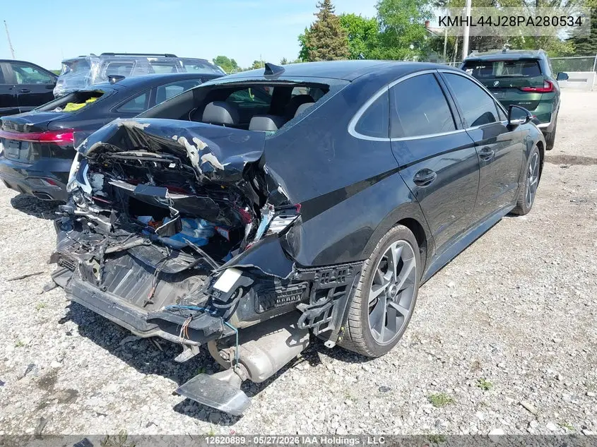 2023 Hyundai Sonata Sel Plus VIN: KMHL44J28PA280534 Lot: 12620889