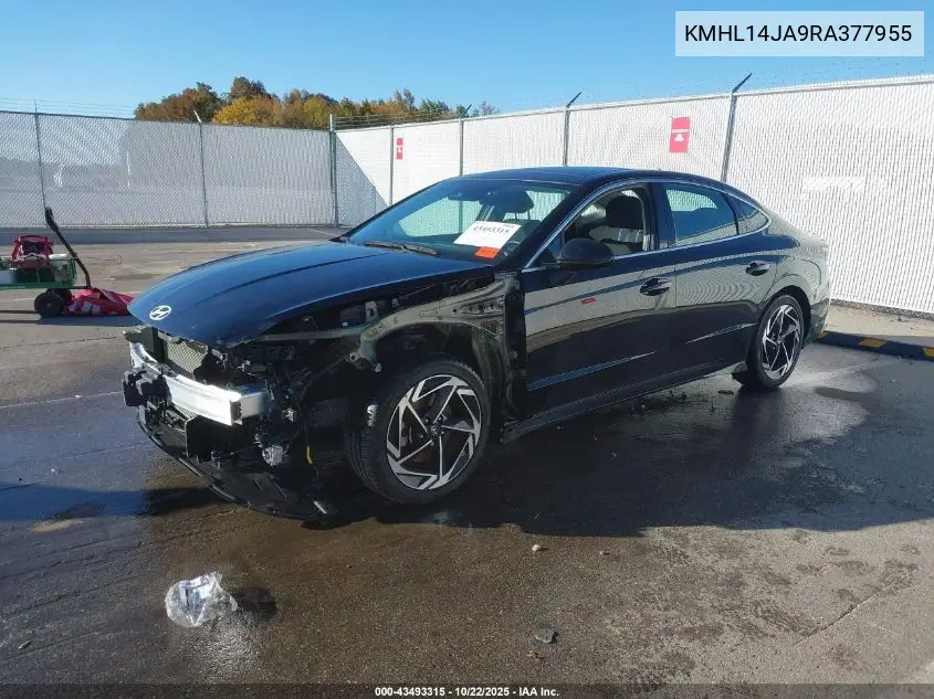 KMHL14JA9RA377955 2024 Hyundai Sonata Sel