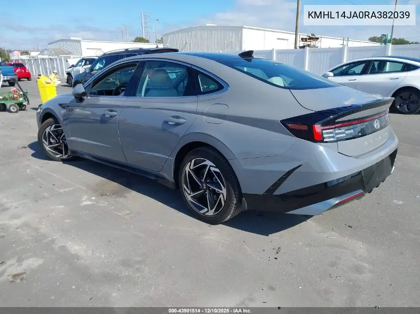KMHL14JA0RA382039 2024 Hyundai Sonata Sel