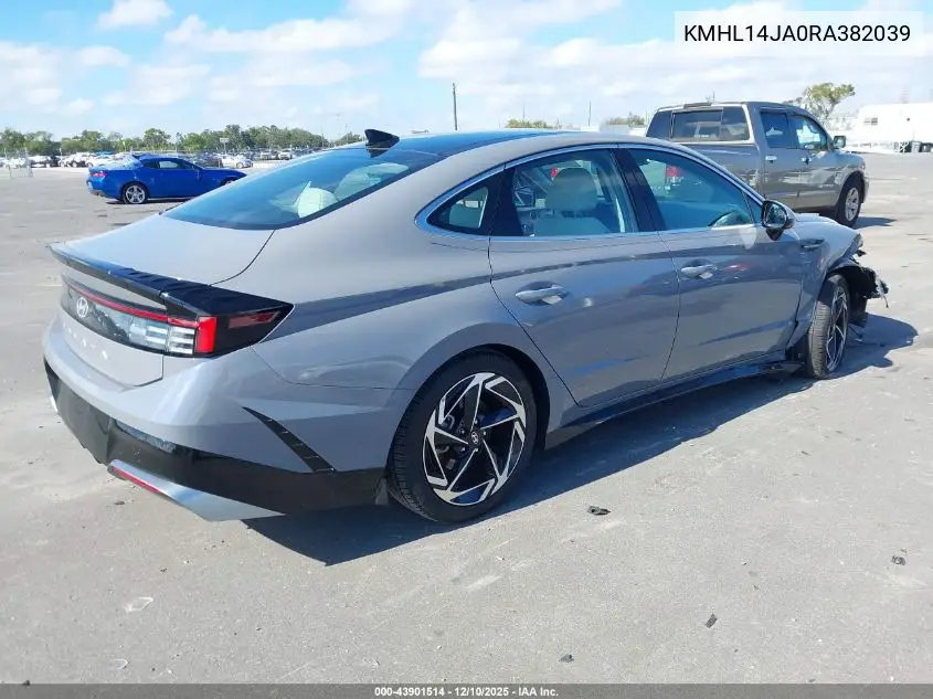 KMHL14JA0RA382039 2024 Hyundai Sonata Sel