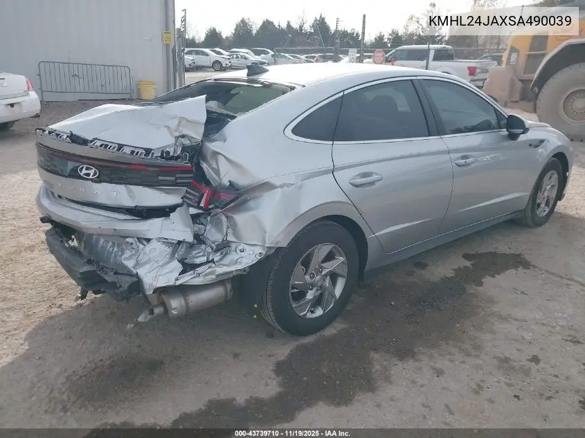 KMHL24JAXSA490039 2025 Hyundai Sonata Se