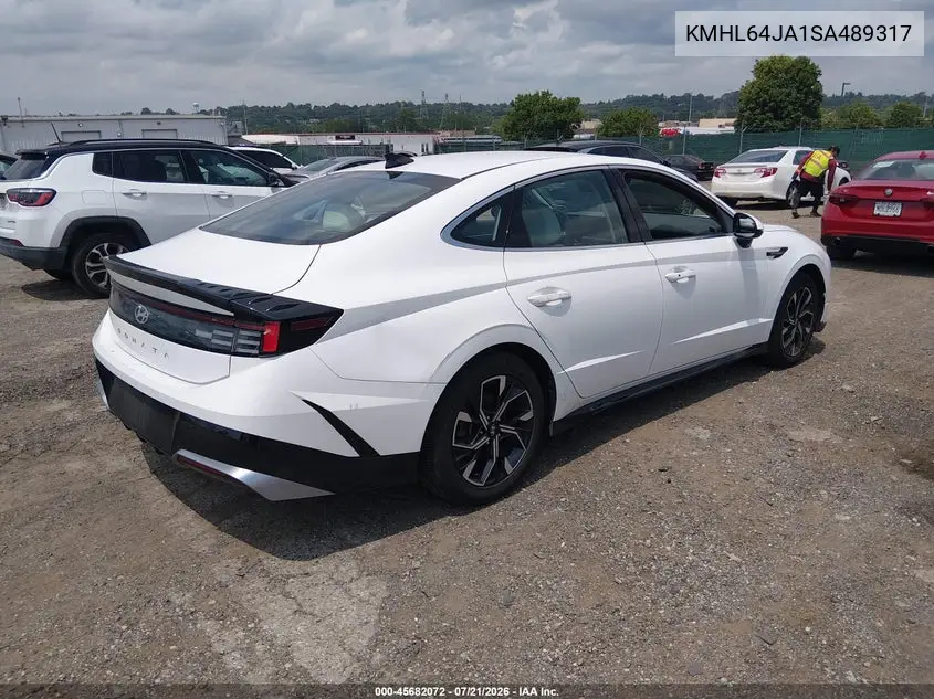 2025 Hyundai Sonata Sel VIN: KMHL64JA1SA489317 Lot: 45682072