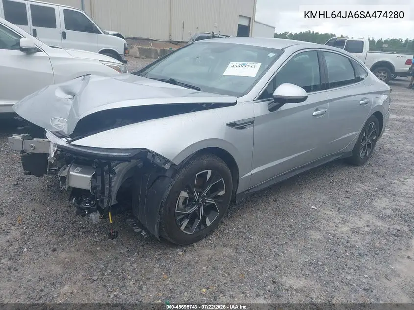 2025 Hyundai Sonata Sel VIN: KMHL64JA6SA474280 Lot: 45695743