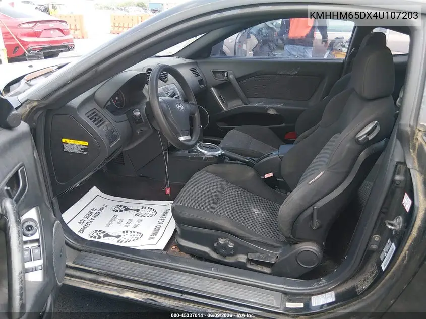 2004 Hyundai Tiburon VIN: KMHHM65DX4U107203 Lot: 45337014