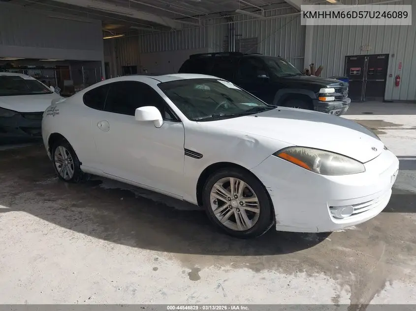 2007 Hyundai Tiburon Gs VIN: KMHHM66D57U246089 Lot: 44546829