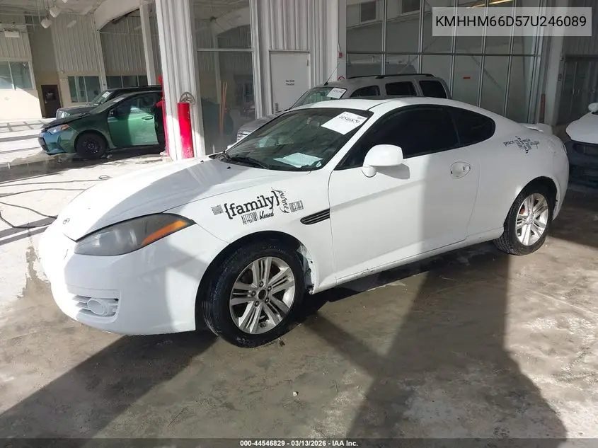 2007 Hyundai Tiburon Gs VIN: KMHHM66D57U246089 Lot: 44546829
