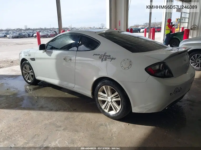 2007 Hyundai Tiburon Gs VIN: KMHHM66D57U246089 Lot: 44546829