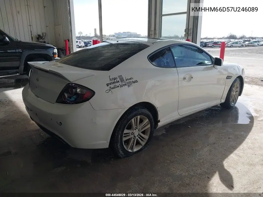 2007 Hyundai Tiburon Gs VIN: KMHHM66D57U246089 Lot: 44546829