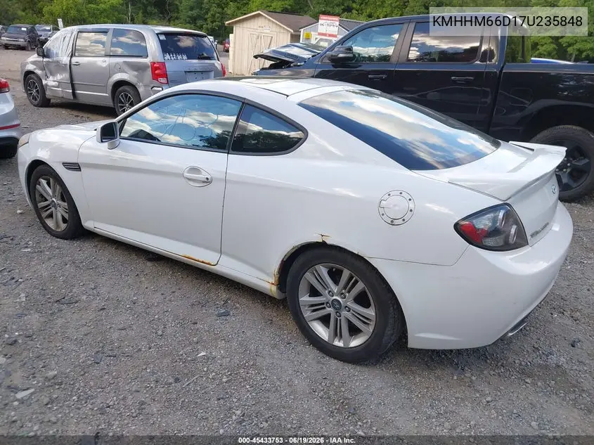 2007 Hyundai Tiburon Gs VIN: KMHHM66D17U235848 Lot: 45433753