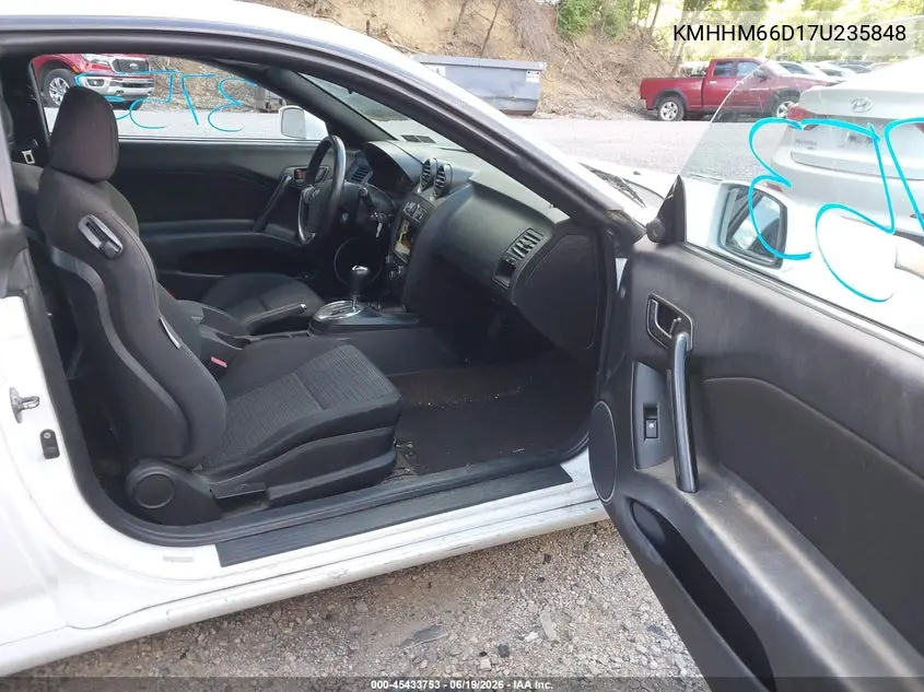 2007 Hyundai Tiburon Gs VIN: KMHHM66D17U235848 Lot: 45433753