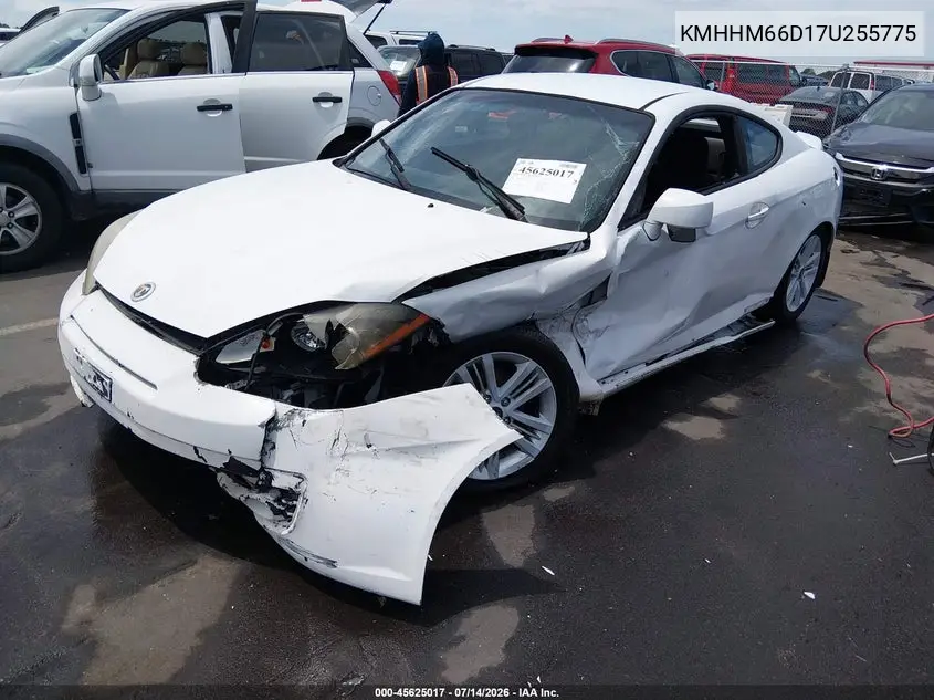 2007 Hyundai Tiburon Gs VIN: KMHHM66D17U255775 Lot: 45625017