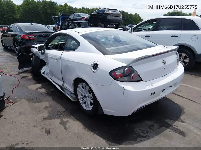 2007 Hyundai Tiburon Gs VIN: KMHHM66D17U255775 Lot: 45625017