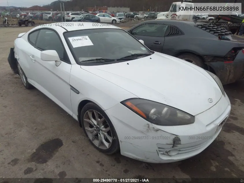 2008 Hyundai Tiburon Gt/Gt Limited/Se VIN: KMHHN66F68U288898 Lot: 29490770