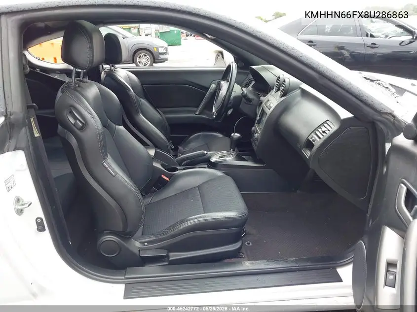 2008 Hyundai Tiburon Gt/Gt Limited/Se VIN: KMHHN66FX8U286863 Lot: 45242772