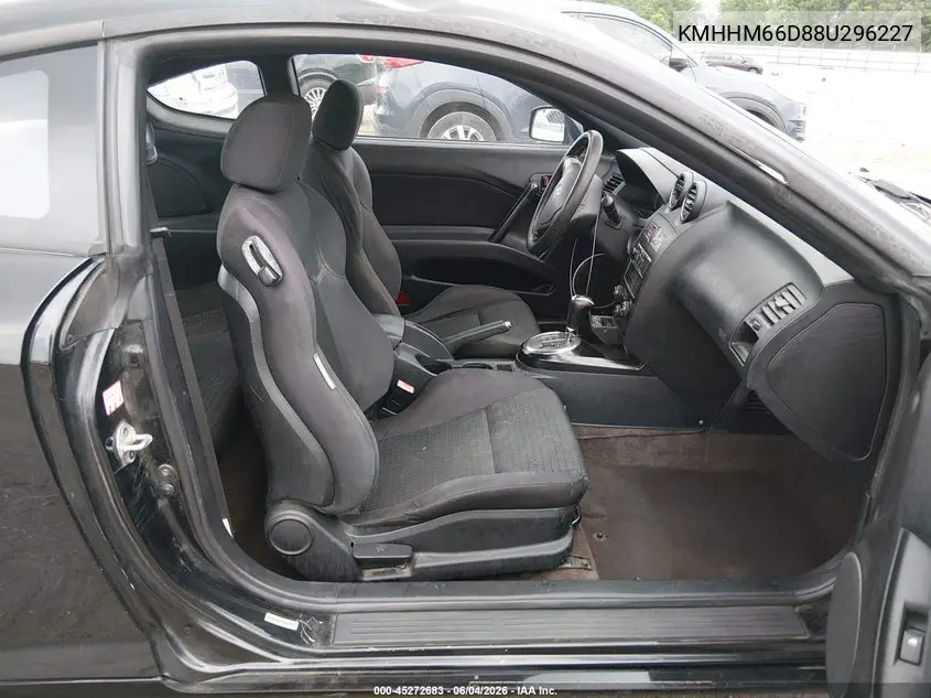 2008 Hyundai Tiburon Gs VIN: KMHHM66D88U296227 Lot: 45272683