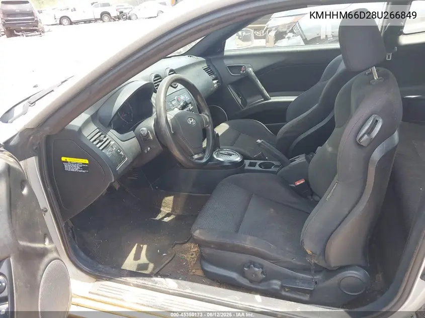 2008 Hyundai Tiburon Gs VIN: KMHHM66D28U266849 Lot: 45350173
