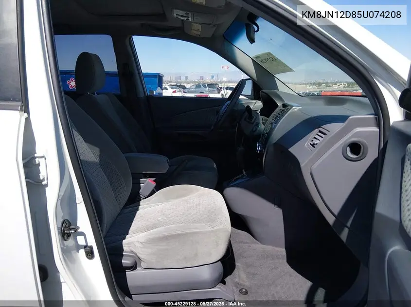 2005 Hyundai Tucson Gls/Lx VIN: KM8JN12D85U074208 Lot: 45229128