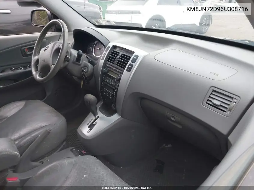 KM8JN72D96U308716 2006 Hyundai Tucson Gls/Limited