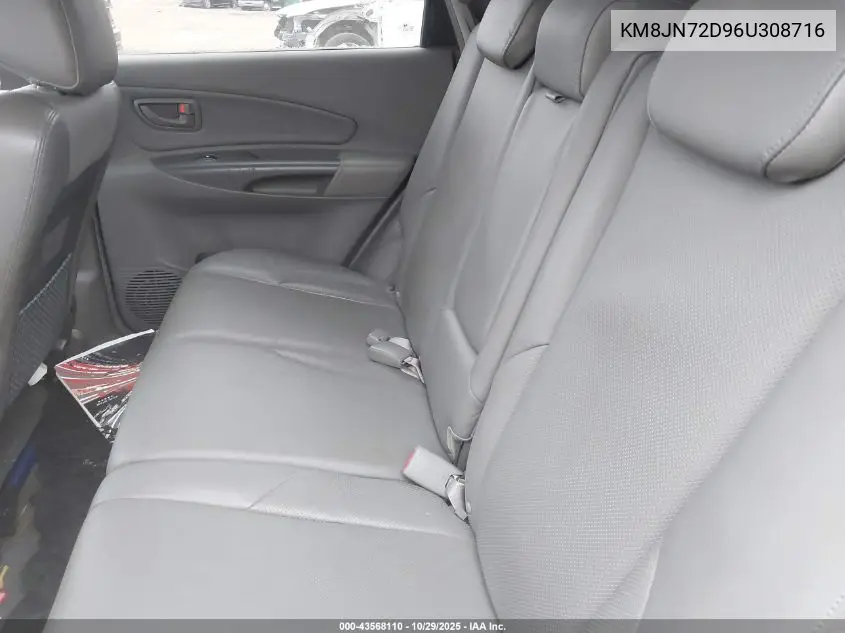 KM8JN72D96U308716 2006 Hyundai Tucson Gls/Limited