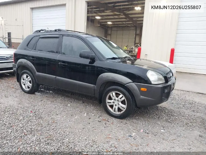 KM8JN12D26U255807 2006 Hyundai Tucson Gls/Limited