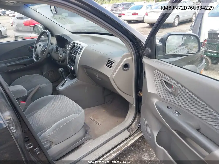 2006 Hyundai Tucson Gls/Limited VIN: KM8JN72D76U334229 Lot: 45629378