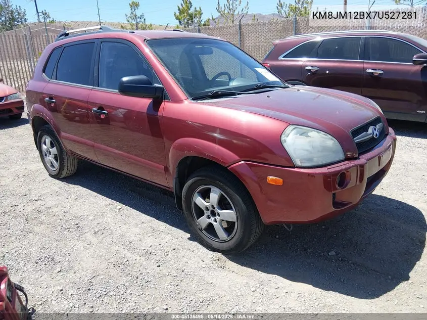2007 Hyundai Tucson Gls VIN: KM8JM12BX7U527281 Lot: 45136495