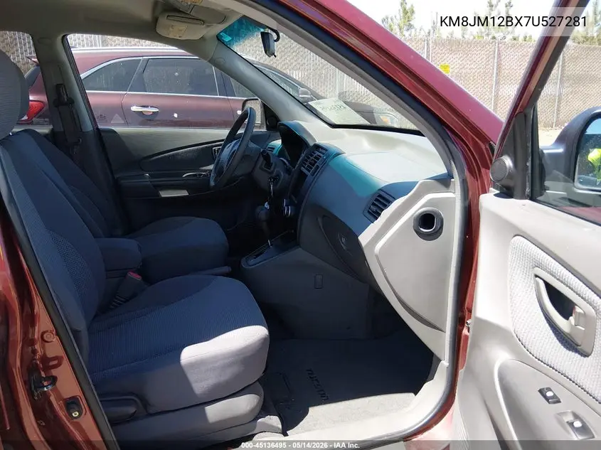 2007 Hyundai Tucson Gls VIN: KM8JM12BX7U527281 Lot: 45136495