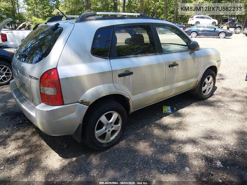 2007 Hyundai Tucson Gls VIN: KM8JM12BX7U582233 Lot: 45292964