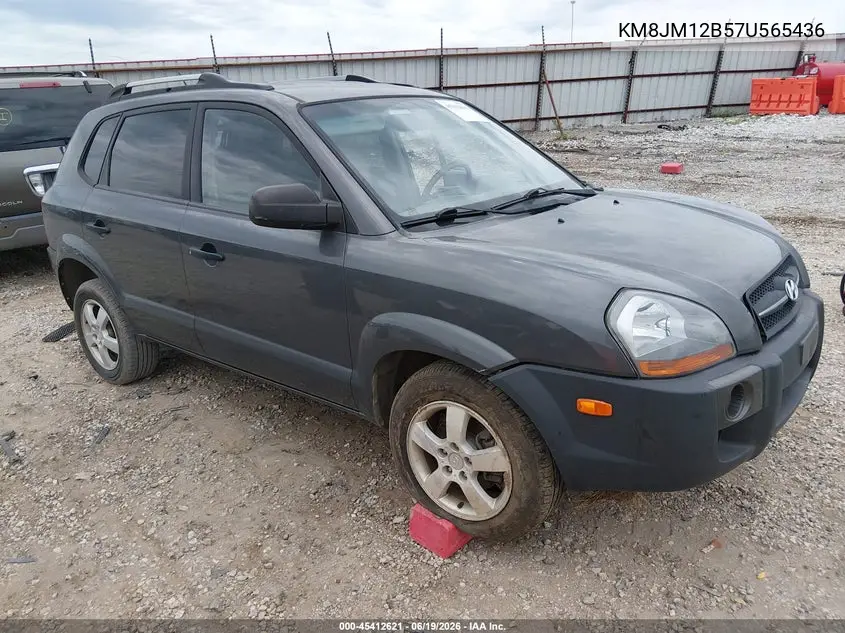 2007 Hyundai Tucson Gls VIN: KM8JM12B57U565436 Lot: 45412621