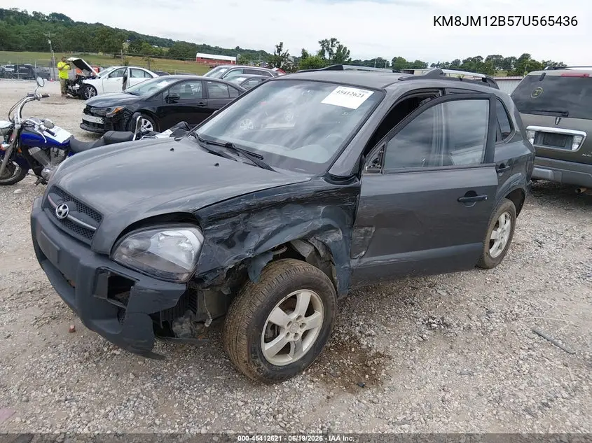 2007 Hyundai Tucson Gls VIN: KM8JM12B57U565436 Lot: 45412621