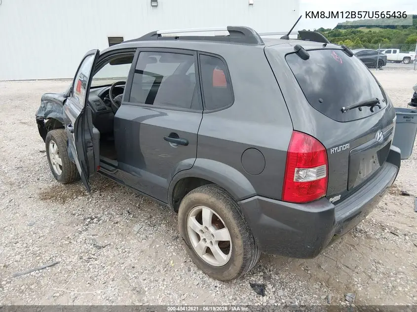 2007 Hyundai Tucson Gls VIN: KM8JM12B57U565436 Lot: 45412621