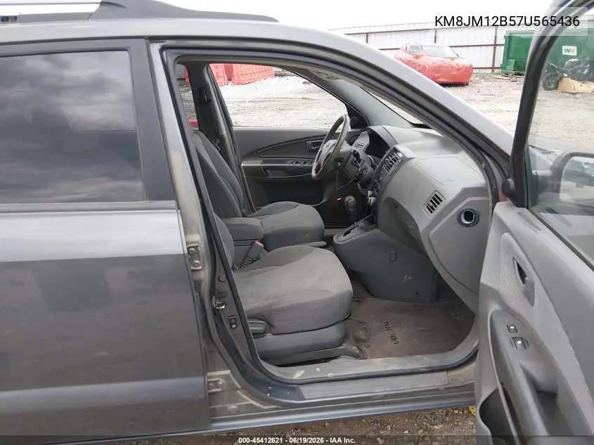 2007 Hyundai Tucson Gls VIN: KM8JM12B57U565436 Lot: 45412621