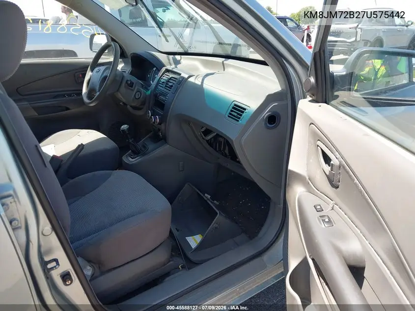 2007 Hyundai Tucson Gls VIN: KM8JM72B27U575442 Lot: 45588127