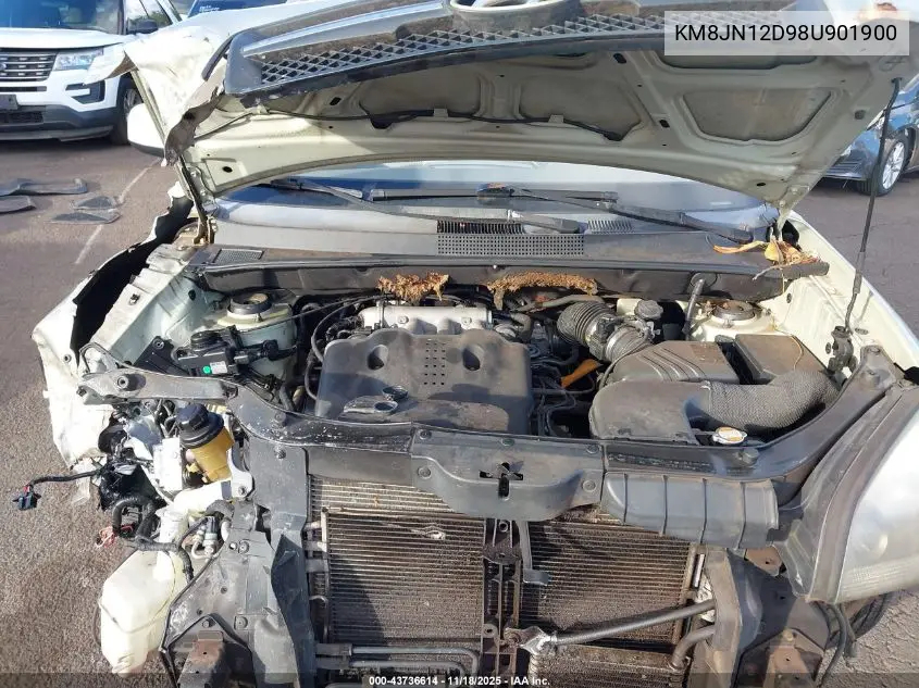 KM8JN12D98U901900 2008 Hyundai Tucson Limited V6/Se