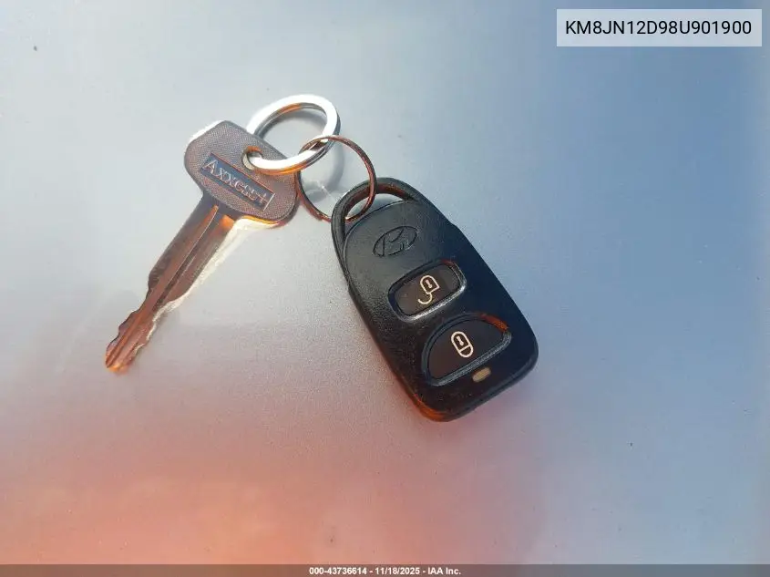 KM8JN12D98U901900 2008 Hyundai Tucson Limited V6/Se