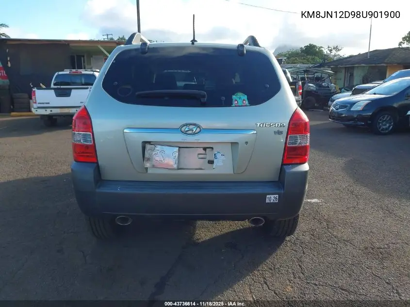 KM8JN12D98U901900 2008 Hyundai Tucson Limited V6/Se